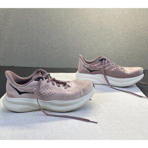 Hoka One One MACH 6 LA 1164033-CLQ Athletic Sneaker Shoes Women's 8.5B Pink Knit